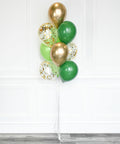 Green And Gold - Confetti Balloon Bouquet Bouquets