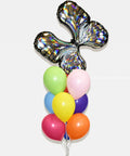 Iridescent Butterfly Balloon Bouquet - Rainbow Bouquets