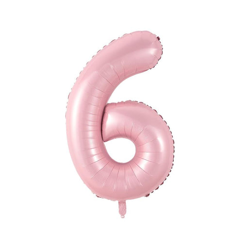 Ballon chiffre rose pastel, 34 pouces – Balloon Expert