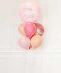 Pink And Blush - Personalized Jumbo Balloon Bouquet