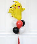 Pokemon Balloon Bouquet - Red Black White Boys Birthday