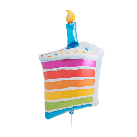 Rainbow Cake Foil Balloon