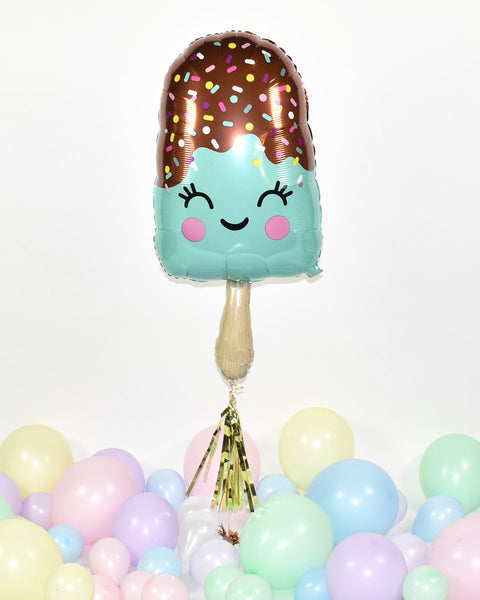 Happy Ice Cream Foil Balloon