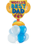 Worlds Best Dad Balloon Bouquet