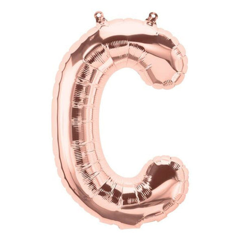 Buy Balloons Rose Gold Letter C Foil Balloon, 34 Inches sold at Balloon Expert