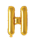 Buy Balloons Gold Letter H Foil Balloon, 16 Inches sold at Balloon Expert