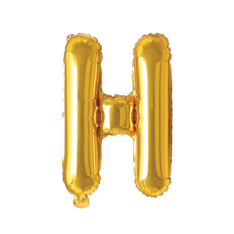 Buy Balloons Gold Letter H Foil Balloon, 16 Inches sold at Balloon Expert