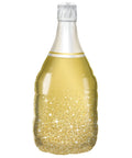 Buy Balloons Gold Champagne Bottle Supershape Foil Balloon with Bubbles sold at Balloon Expert