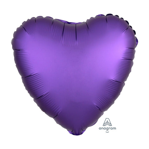 Buy Balloons Purple Heart Shape Foil Balloon, 18 Inches sold at Balloon Expert