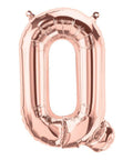 Buy Balloons Rose Gold Letter Q Foil Balloon, 34 Inches sold at Balloon Expert