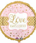 Buy Balloons Love Always And Forever Foil Balloon, 18 Inches sold at Balloon Expert
