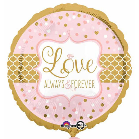 Buy Balloons Love Always And Forever Foil Balloon, 18 Inches sold at Balloon Expert