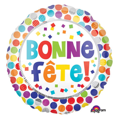 Buy Balloons Bonne Fête Foil Balloon, 18 Inches sold at Balloon Expert