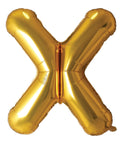 Buy Balloons Gold Letter X Foil Balloon, 34 Inches sold at Balloon Expert