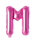 Buy Balloons Pink Letter M Foil Balloon, 16 Inches sold at Balloon Expert
