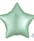 Buy Balloons Pastel Green Star Shape Foil Balloon, 18 Inches sold at Balloon Expert