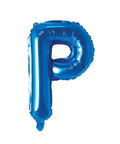Buy Balloons Blue Letter P Foil Balloon, 16 Inches sold at Balloon Expert
