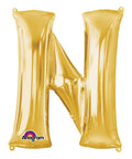 Buy Balloons Gold Letter N Foil Balloon, 32 Inches sold at Balloon Expert