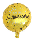Buy Balloons Mylar 18 In. - Joyeux Anniversaire sold at Balloon Expert