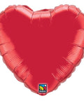 Buy Balloons Giant Red Heart Foil Balloon, 36 Inches sold at Balloon Expert
