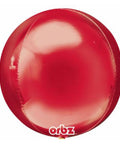 Buy Balloons Red Orbz Balloon, 16 Inches sold at Balloon Expert