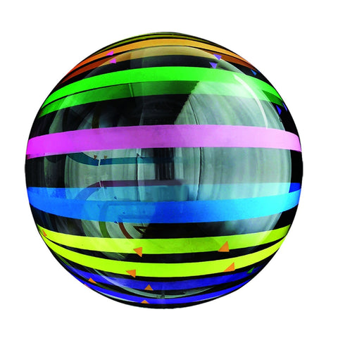 Buy Balloons Stripe Bubble Balloon, Multicolor, 20 Inches sold at Balloon Expert