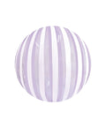 Buy Balloons Stripe Bubble Balloon, Purple & White, 18 Inches sold at Balloon Expert