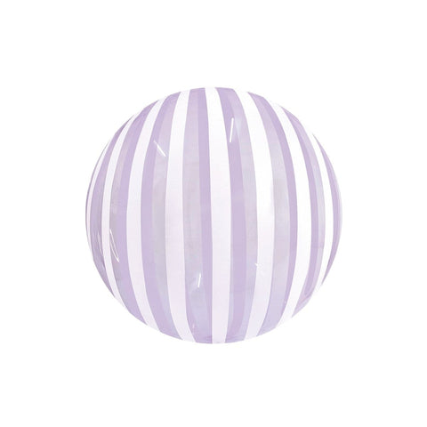 Buy Balloons Stripe Bubble Balloon, Purple & White, 18 Inches sold at Balloon Expert