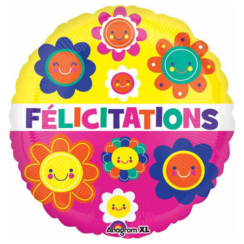 Buy Balloons Félicitations Foil Balloon, 18 Inches sold at Balloon Expert