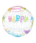Buy Balloons HD Bubble Balloon, Birthday Candles, 20 Inches sold at Balloon Expert