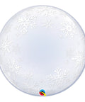 Buy Balloons Frosty Snowflakes Bubble Balloon sold at Balloon Expert