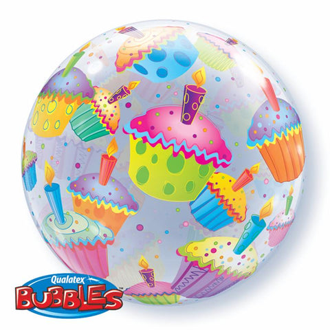 Buy Balloons Cupcakes Birthday Bubble Balloon sold at Balloon Expert