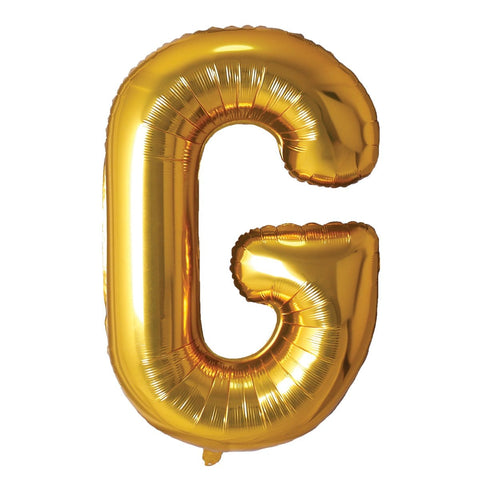 Buy Balloons Gold Letter G Foil Balloon, 34 Inches sold at Balloon Expert