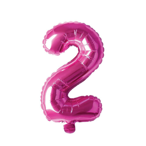 Buy Balloons Pink Number 2 Foil Balloon, 16 Inches sold at Balloon Expert