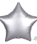 Buy Balloons Silver Star Shape Foil Balloon, 18 Inches sold at Balloon Expert