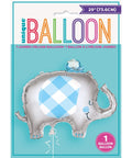 Buy Balloons Blue Floral Elephant Supershape Balloon sold at Balloon Expert
