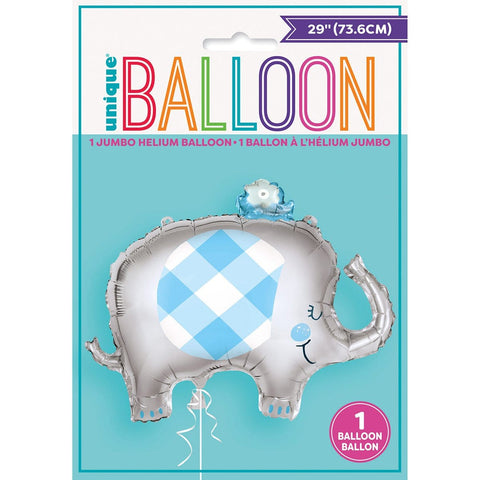Buy Balloons Blue Floral Elephant Supershape Balloon sold at Balloon Expert