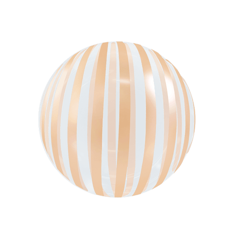 Buy Balloons Stripe Bubble Balloon, Rose Gold, 18 Inches sold at Balloon Expert
