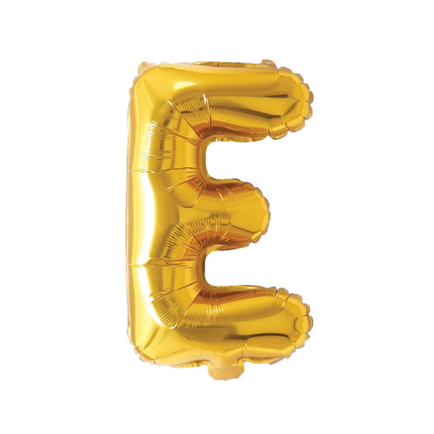 Buy Balloons Gold Letter E Foil Balloon, 16 Inches sold at Balloon Expert