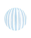 Buy Balloons Stripe Bubble Balloon, Blue & White, 18 Inches sold at Balloon Expert