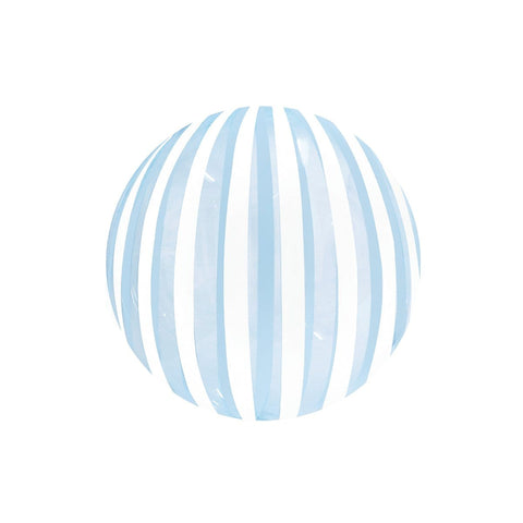 Buy Balloons Stripe Bubble Balloon, Blue & White, 18 Inches sold at Balloon Expert