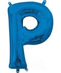 Buy Balloons Blue Letter P Foil Balloon, 36 Inches sold at Balloon Expert