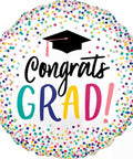 Buy Balloons Colorful Congrats Grad Foil Balloon, 18 Inches sold at Balloon Expert