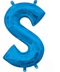 Buy Balloons Blue Letter S Foil Balloon, 36 Inches sold at Balloon Expert