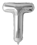 Buy Balloons Silver Letter T Foil Balloon, 34 Inches sold at Balloon Expert