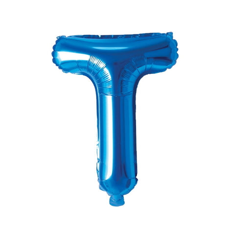 Buy Balloons Blue Letter T Foil Balloon, 16 Inches sold at Balloon Expert