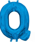 Buy Balloons Blue Letter Q Foil Balloon, 36 Inches sold at Balloon Expert