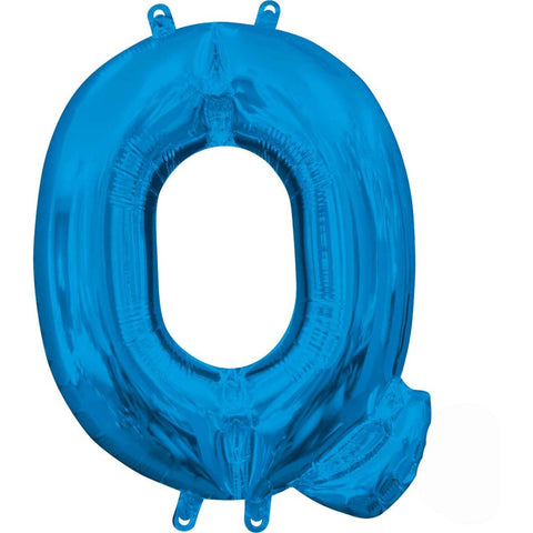 Buy Balloons Blue Letter Q Foil Balloon, 36 Inches sold at Balloon Expert