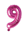 Buy Balloons Pink Number 9 Foil Balloon, 16 Inches sold at Balloon Expert