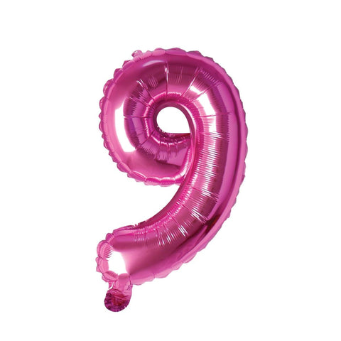 Buy Balloons Pink Number 9 Foil Balloon, 16 Inches sold at Balloon Expert